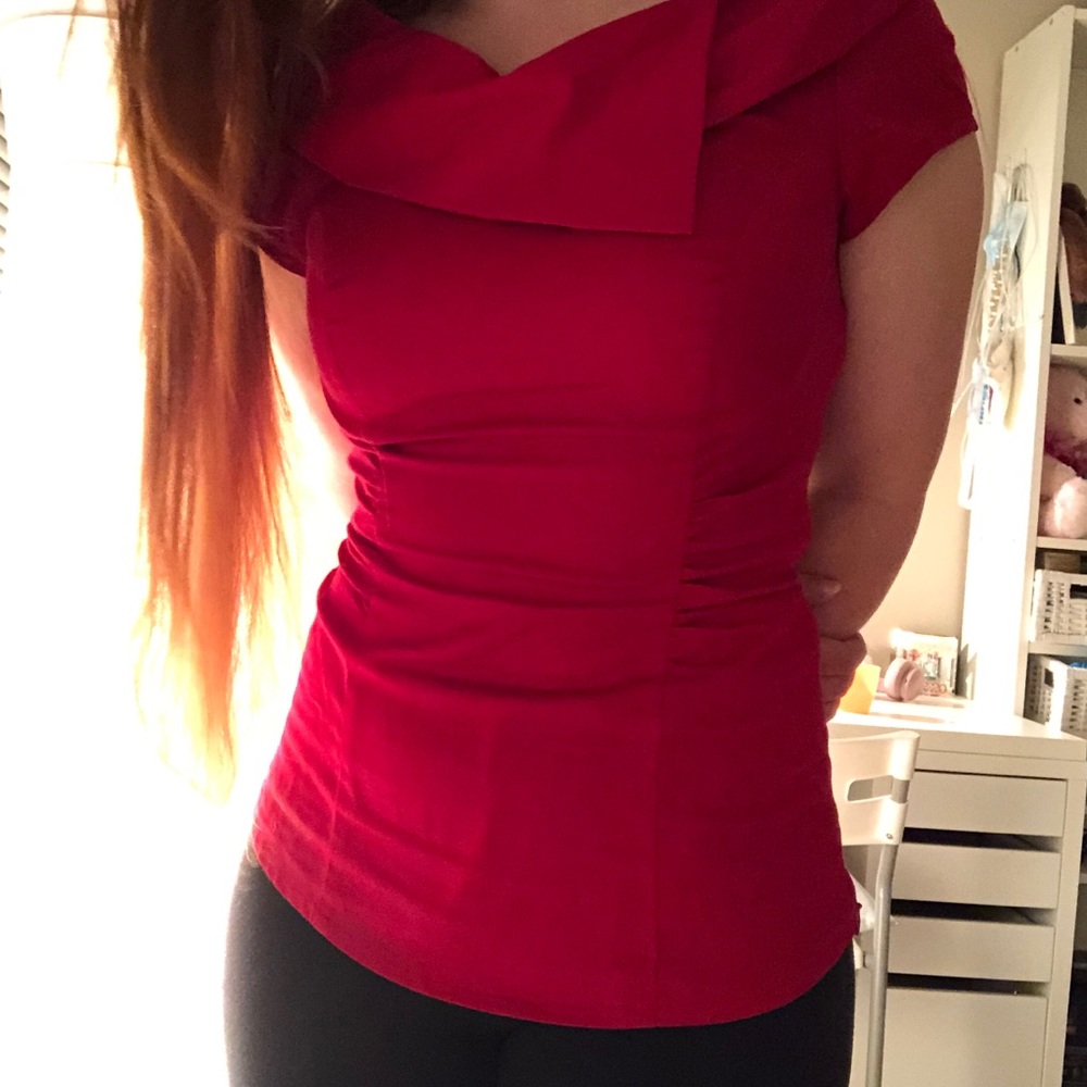 Le Chateau Top in Red (XXS)